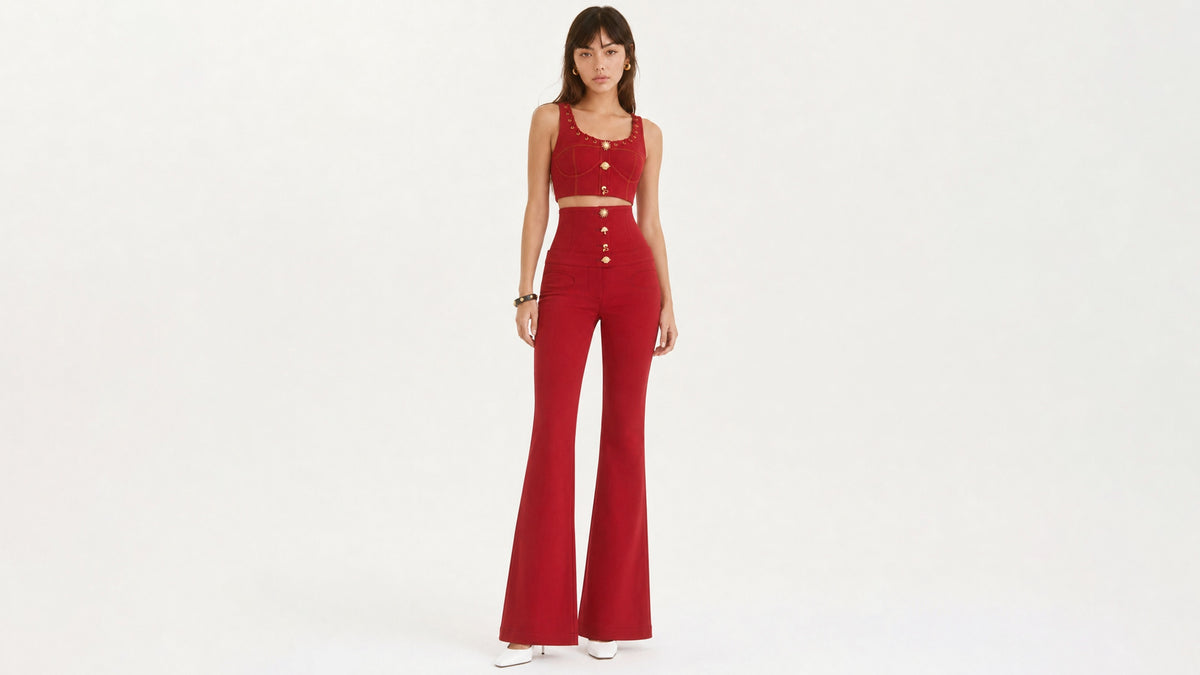 Cherry Corset Trousers