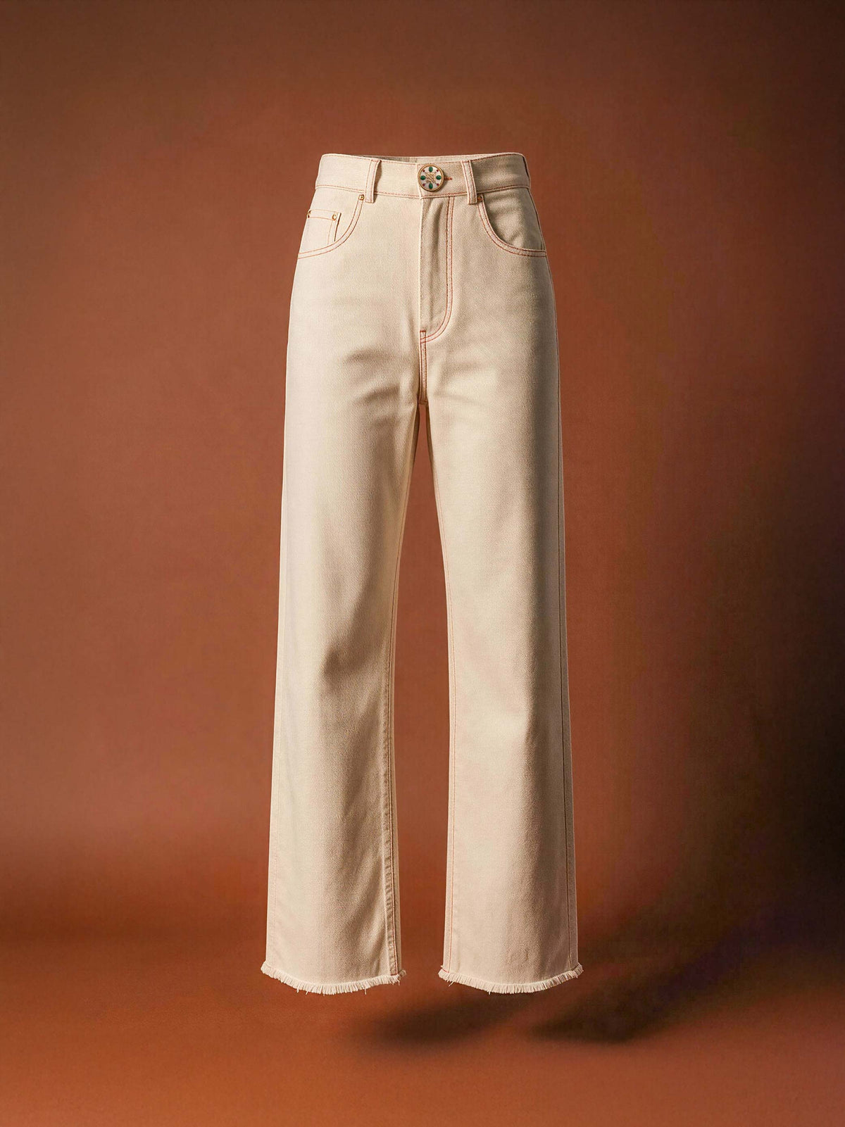 Mara Cream Jeans
