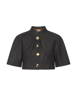 Cropped Noir Jacket