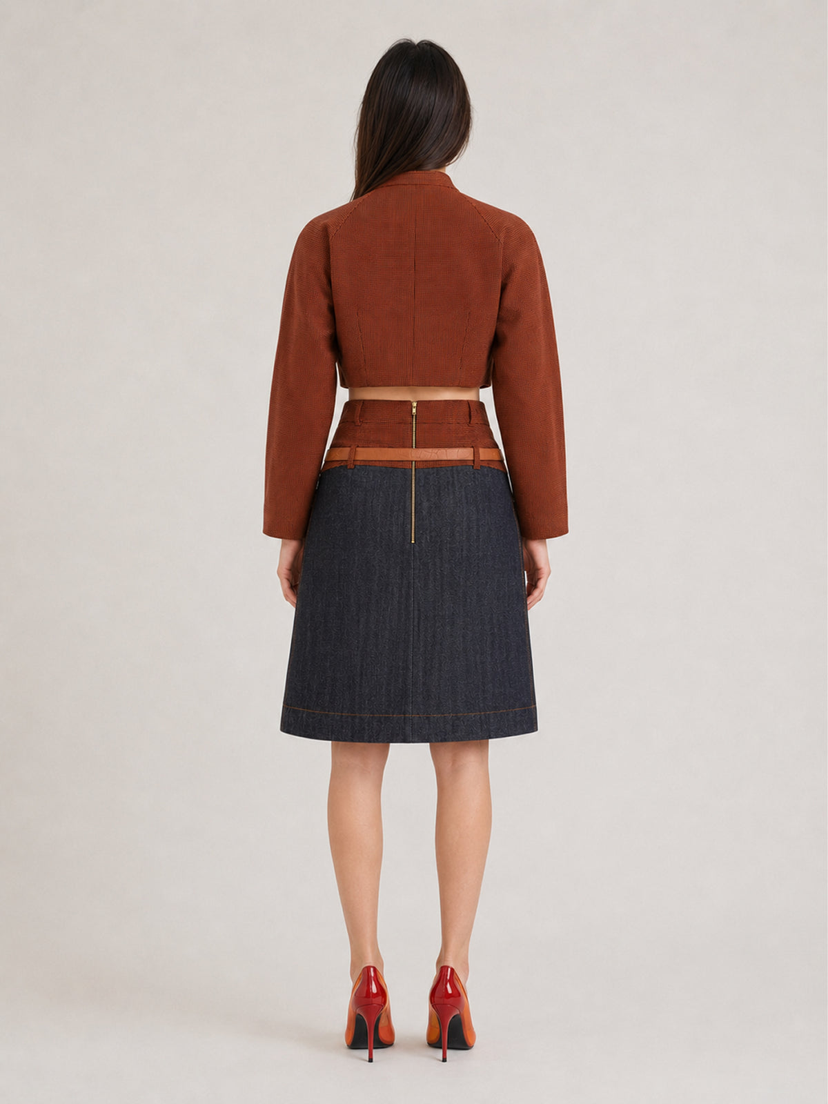 Sahara Horizon Denim Skirt