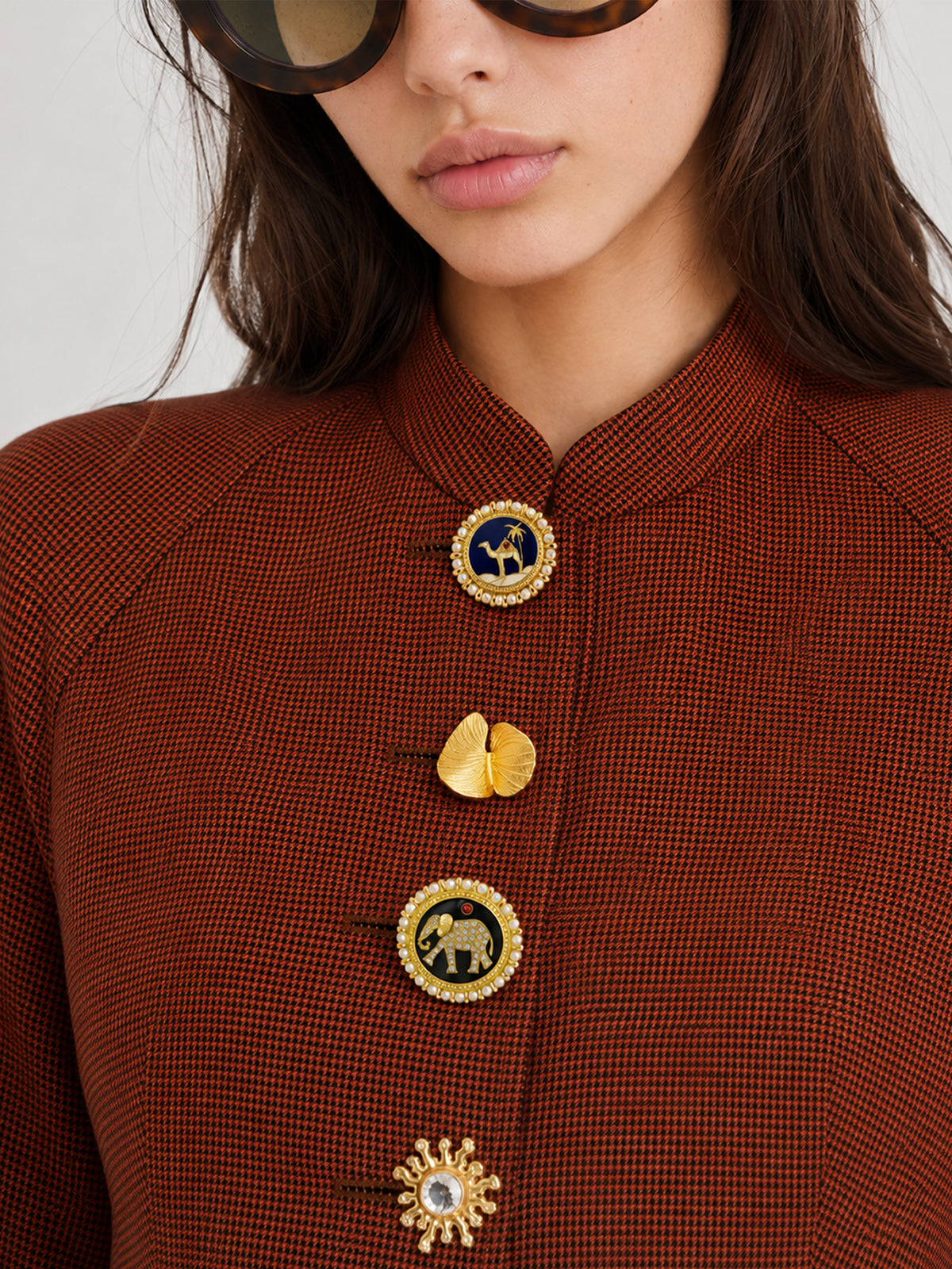 Sahara Rust Cropped Jacket