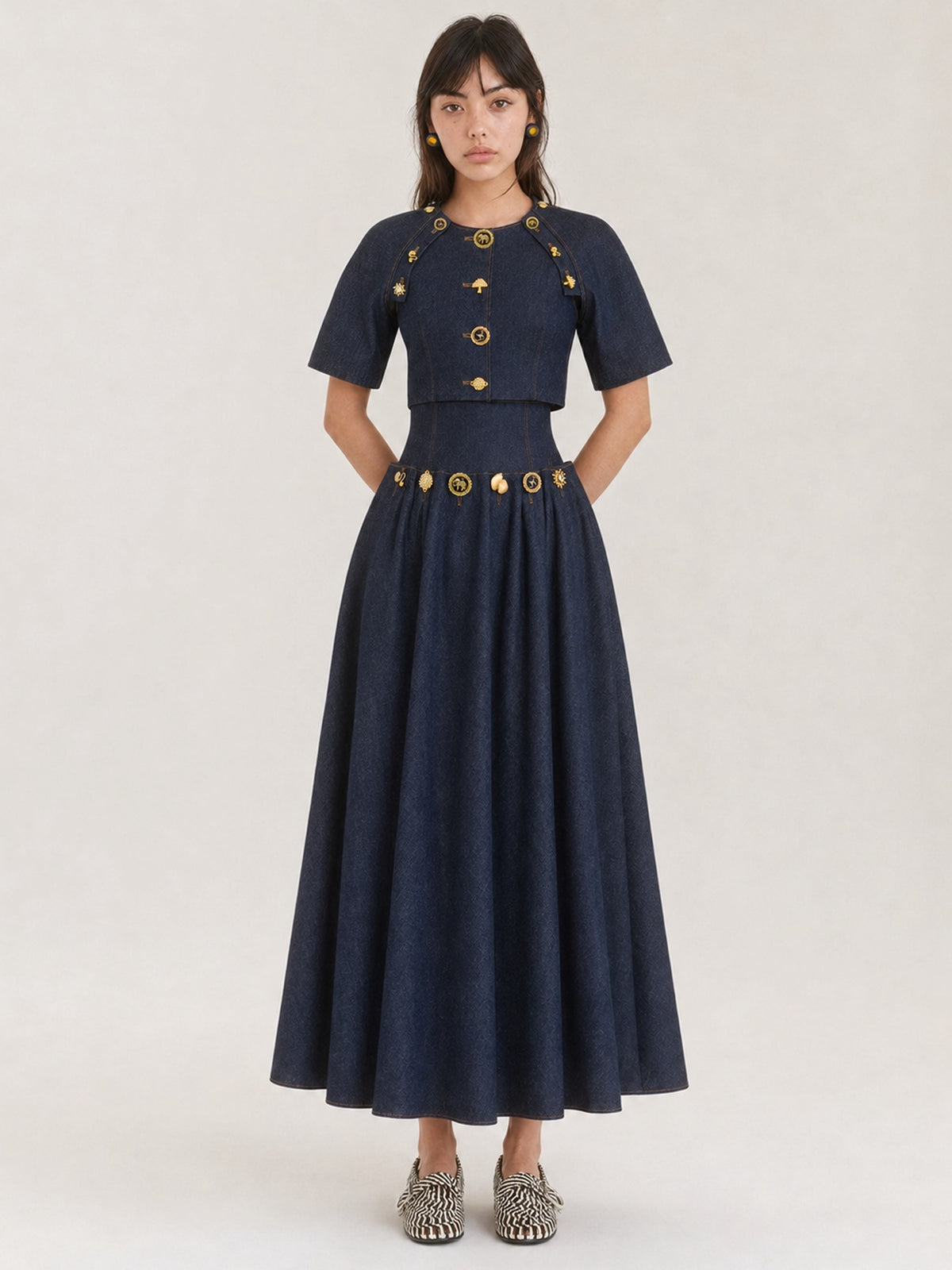 Sunset Indigo skirt