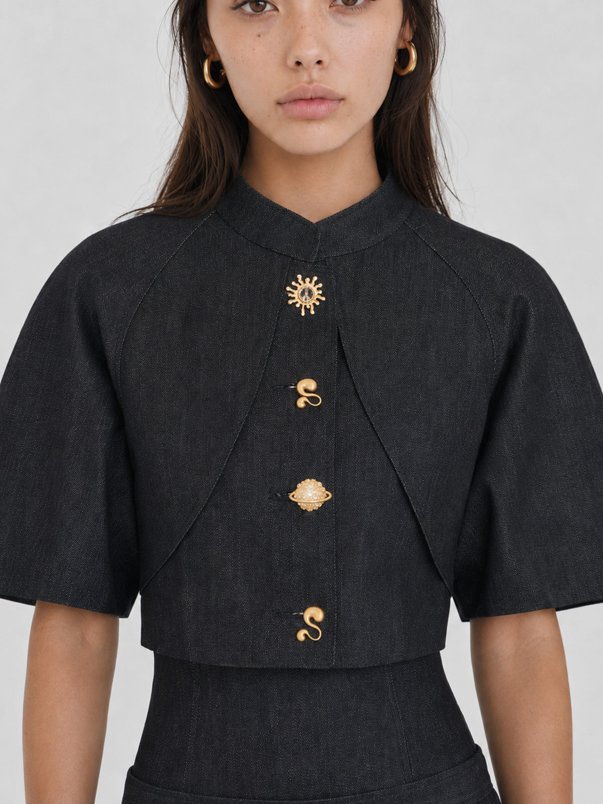 Cropped Noir Jacket