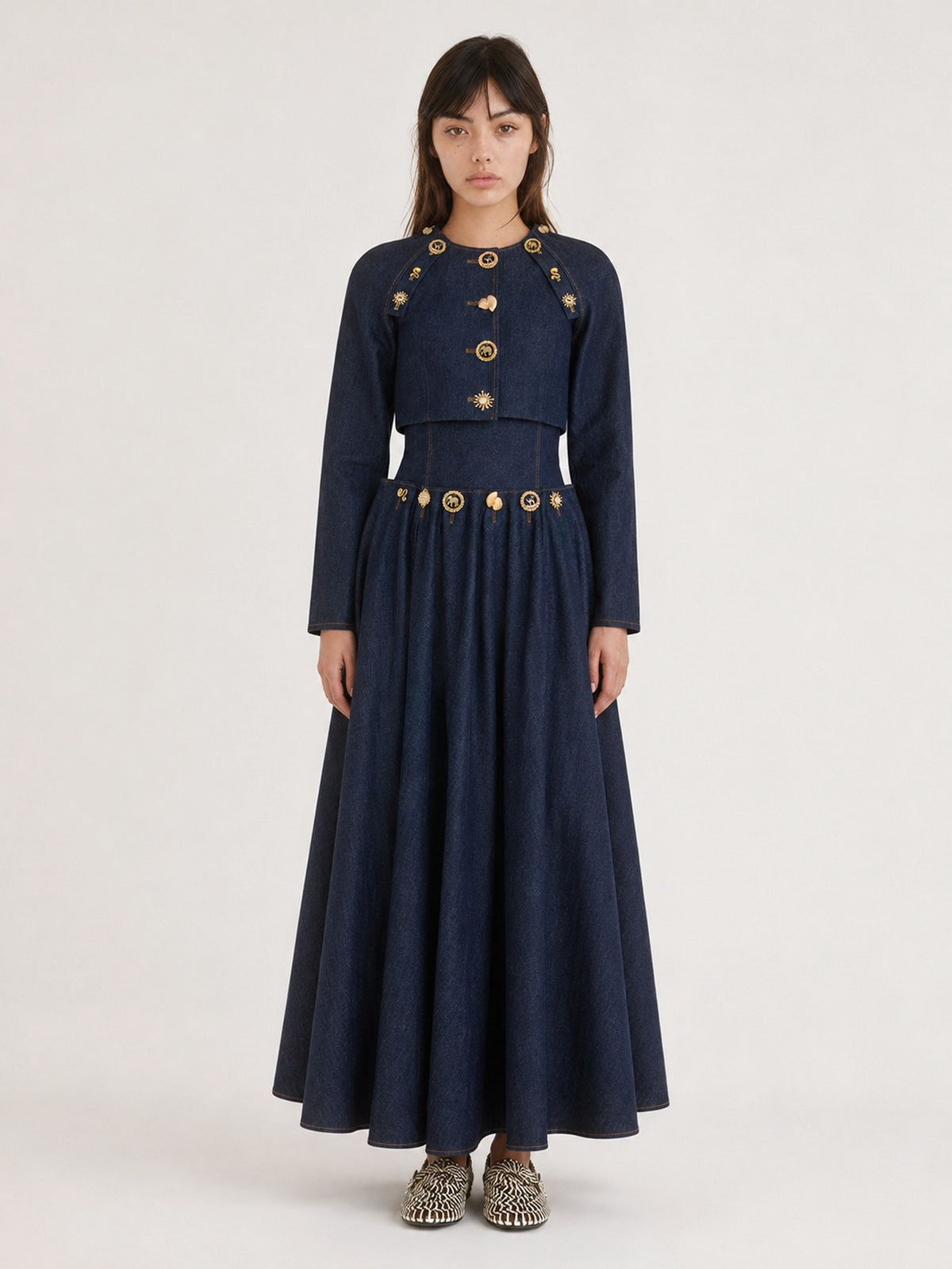 Sunset Indigo skirt