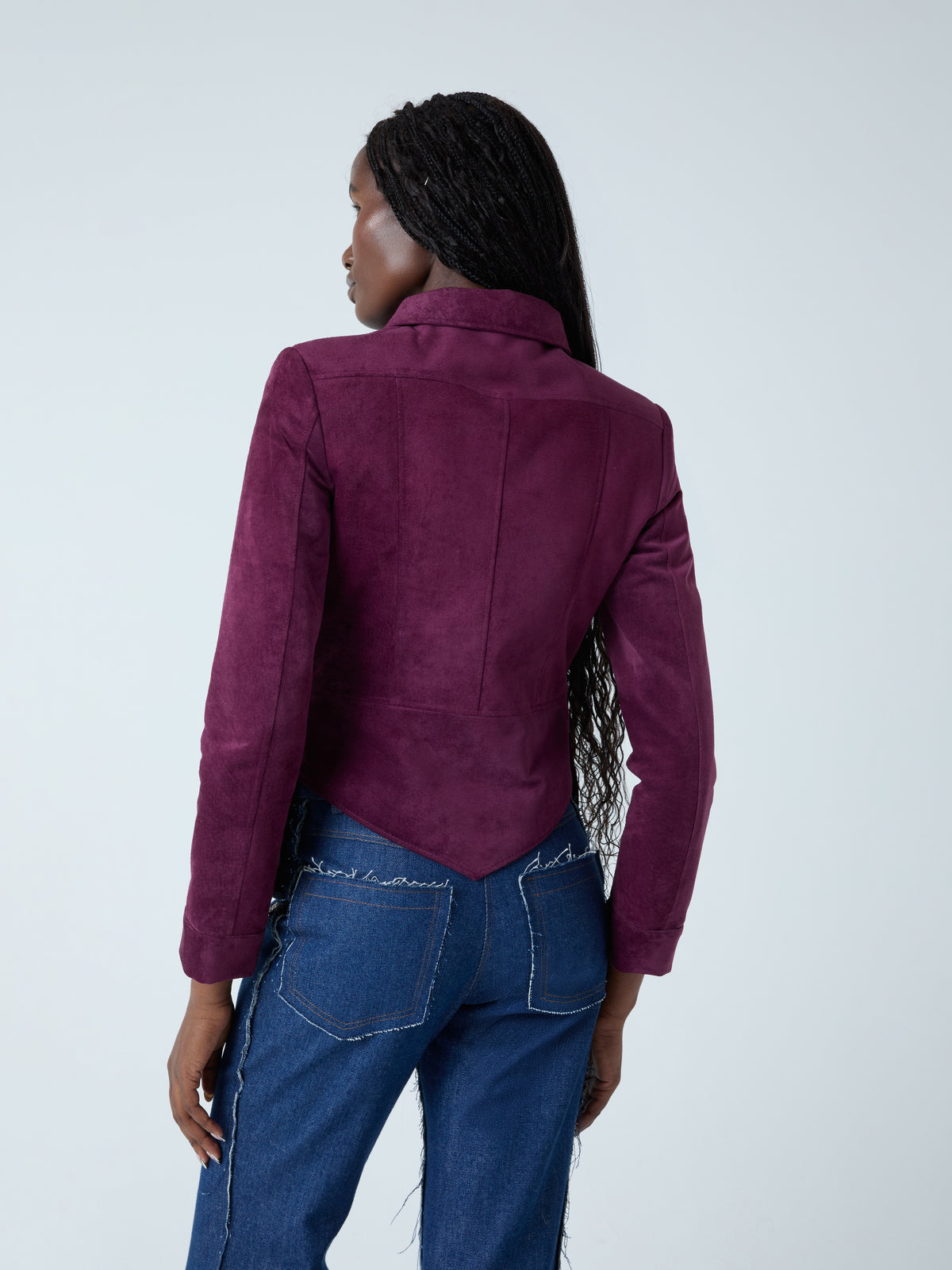 Veste en daim Makeda