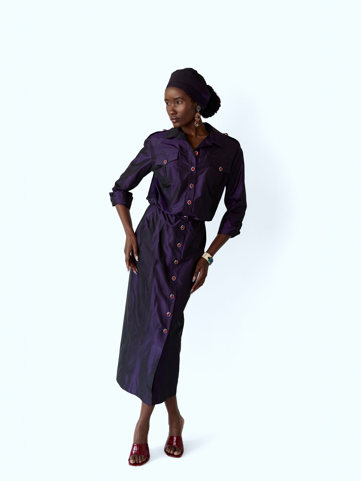 Robe en soie Astra