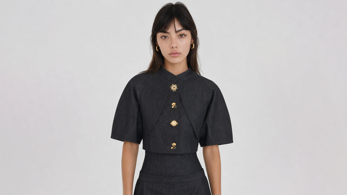 Cropped Noir Jacket