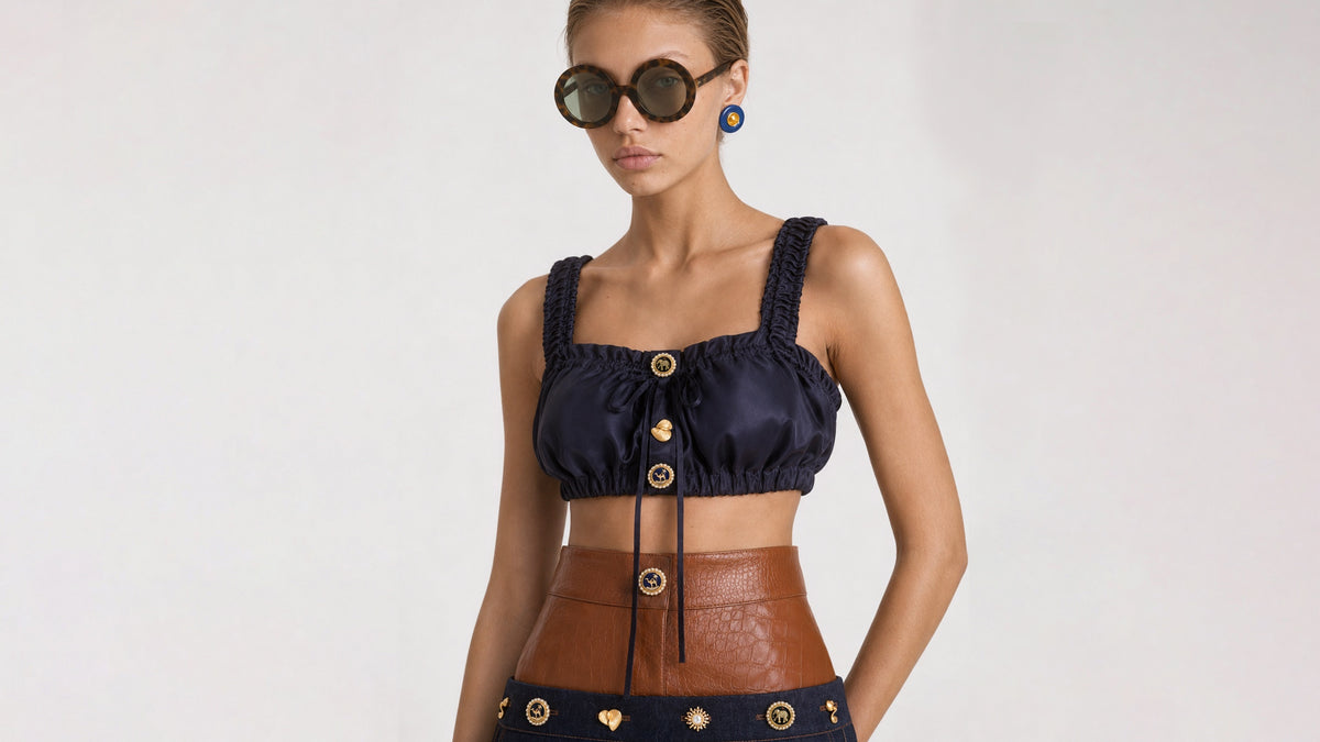 Malibu Midnight bralette top