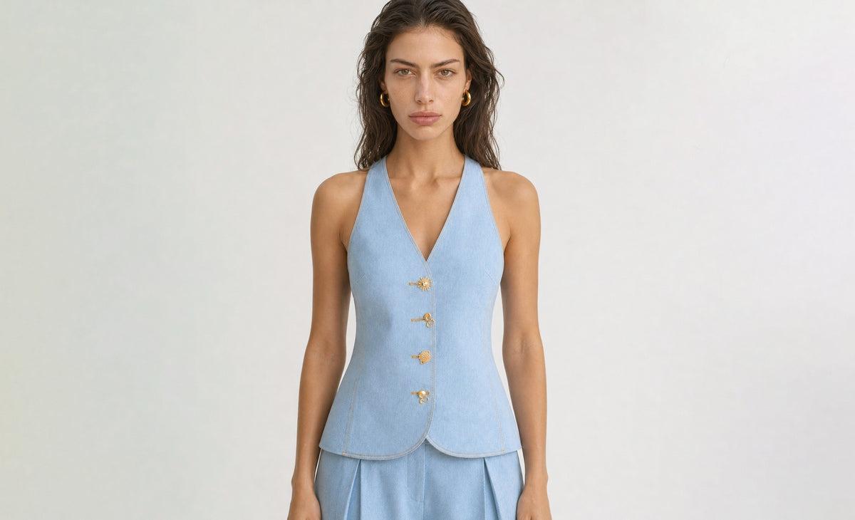 Stellar Sky Backless Vest