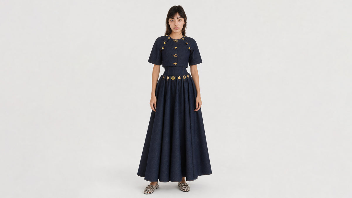 Sunset Indigo skirt