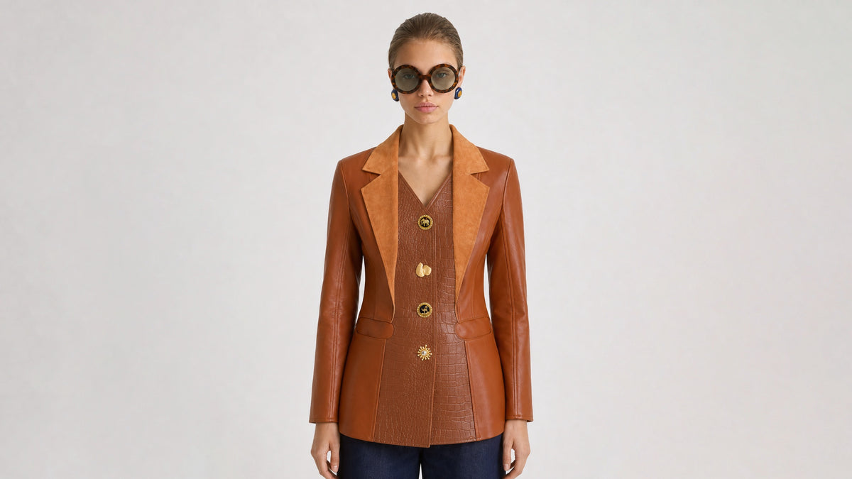 Terra luxe leather jacket