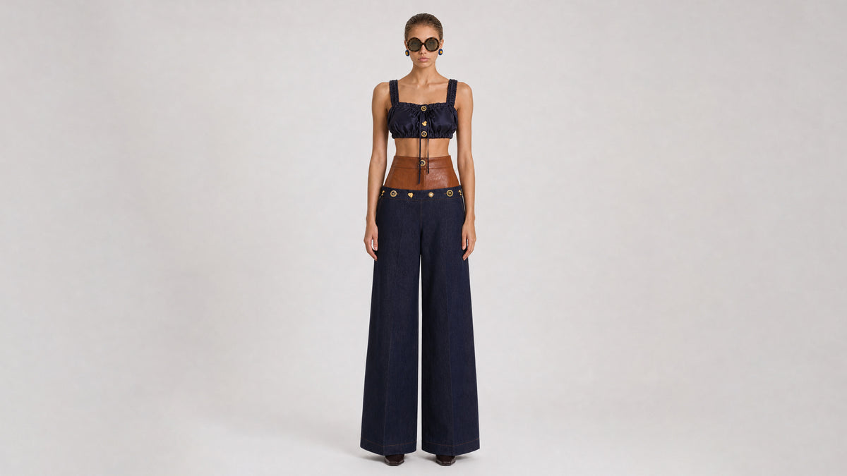 Terra Luxe Indigo Trousers