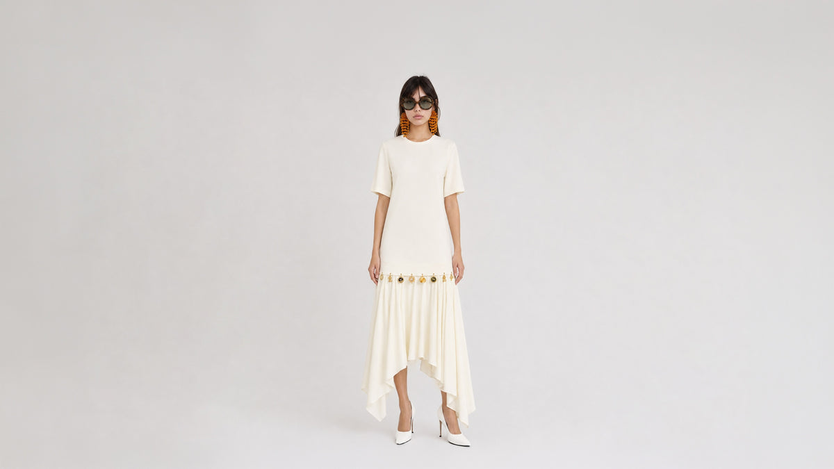 Ivory Drift Dress