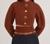 Sahara Rust Cropped Jacket