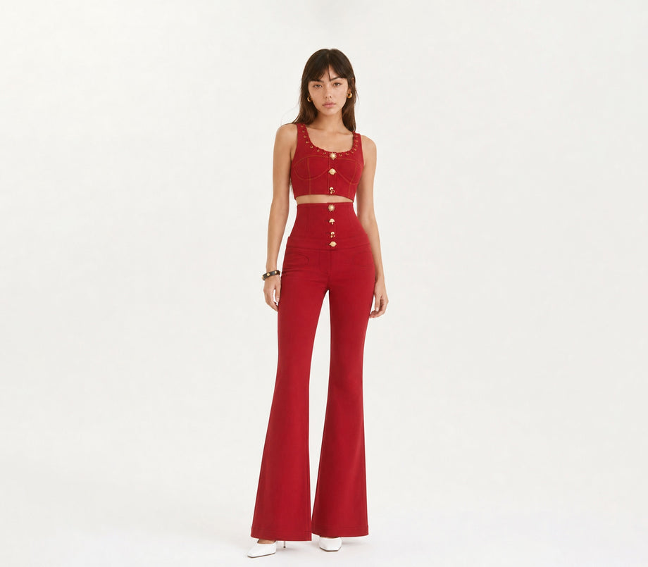 Cherry Corset Trousers