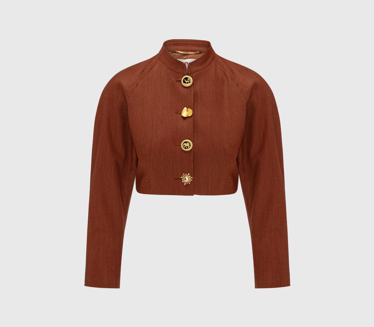 Sahara Rust Cropped Jacket