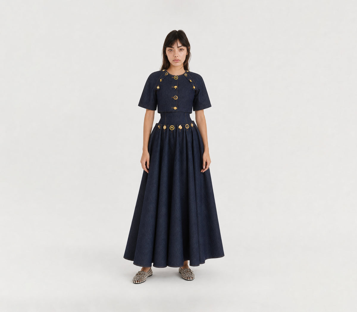 Sunset Indigo skirt