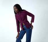 Veste en daim Makeda