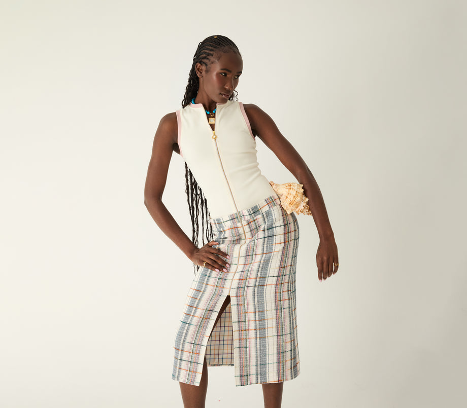 Anashe Tweed Dress