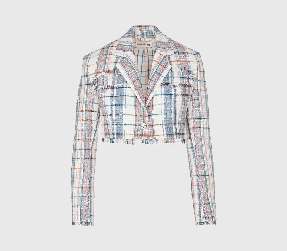 Anashe Tweed Cropped Jacket