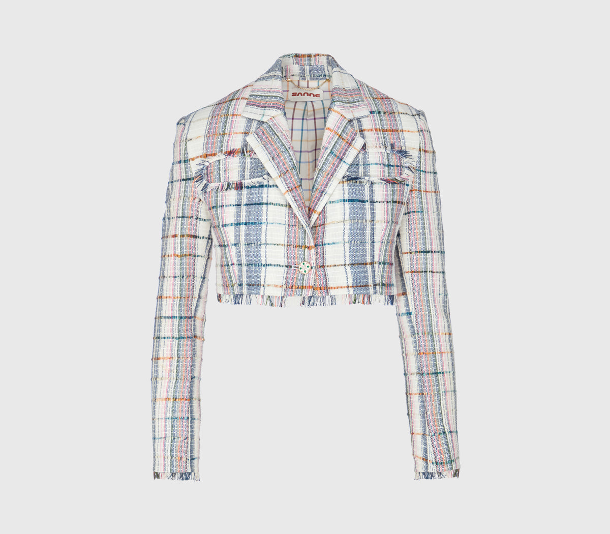 Anashe Tweed Cropped Jacket