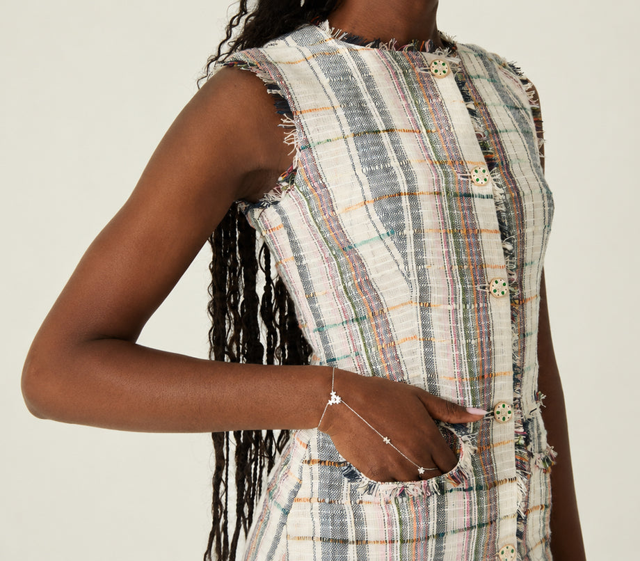 Anashe Tweed Vest