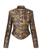 Chaqueta de Brocado Sable