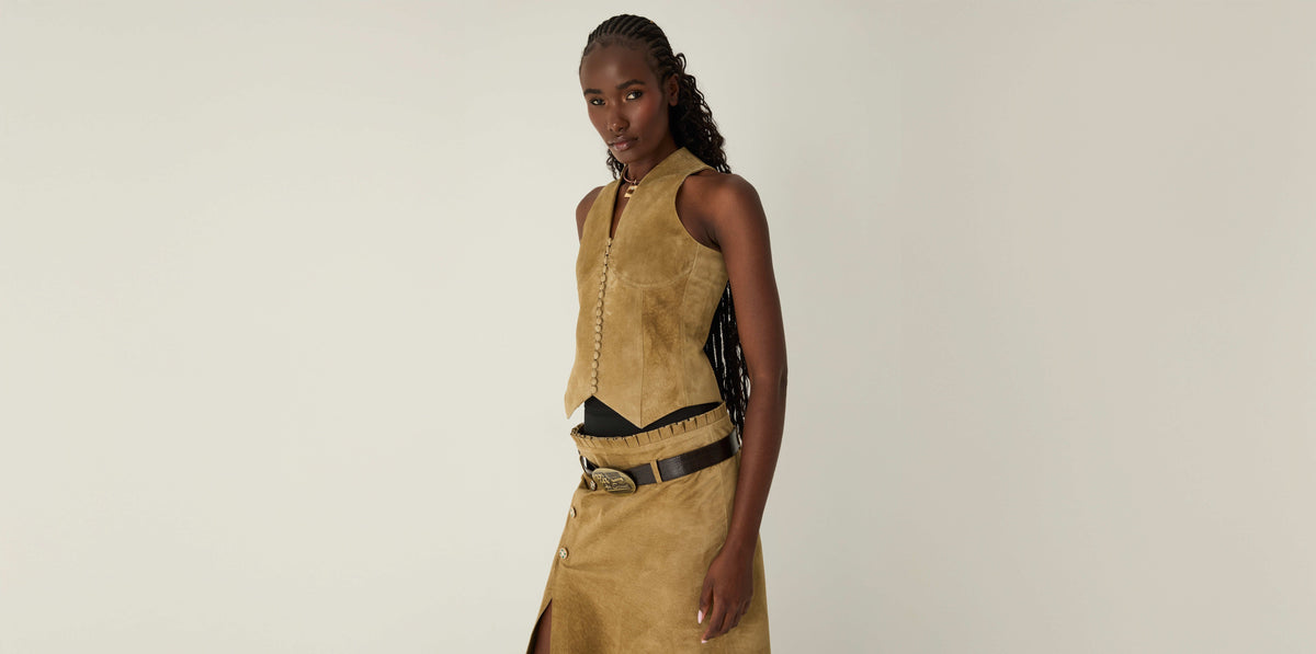 Zahara Suede Vest