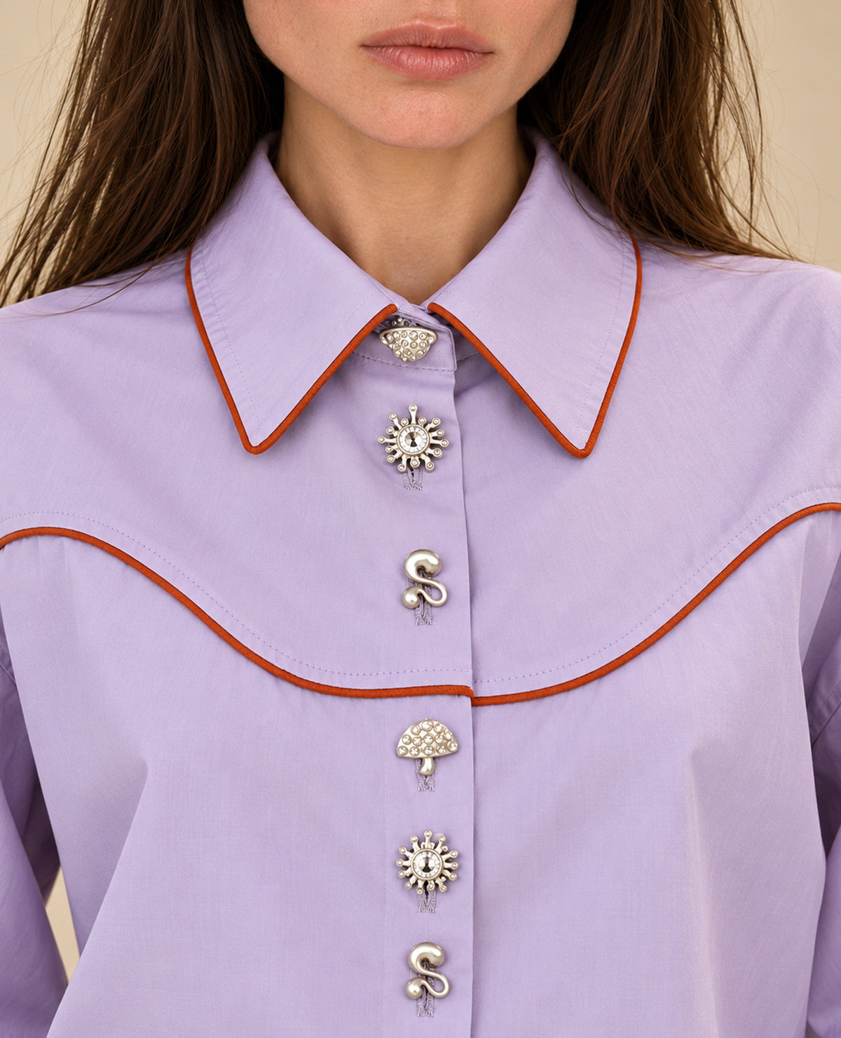 Desert Rose Cotton Shirt