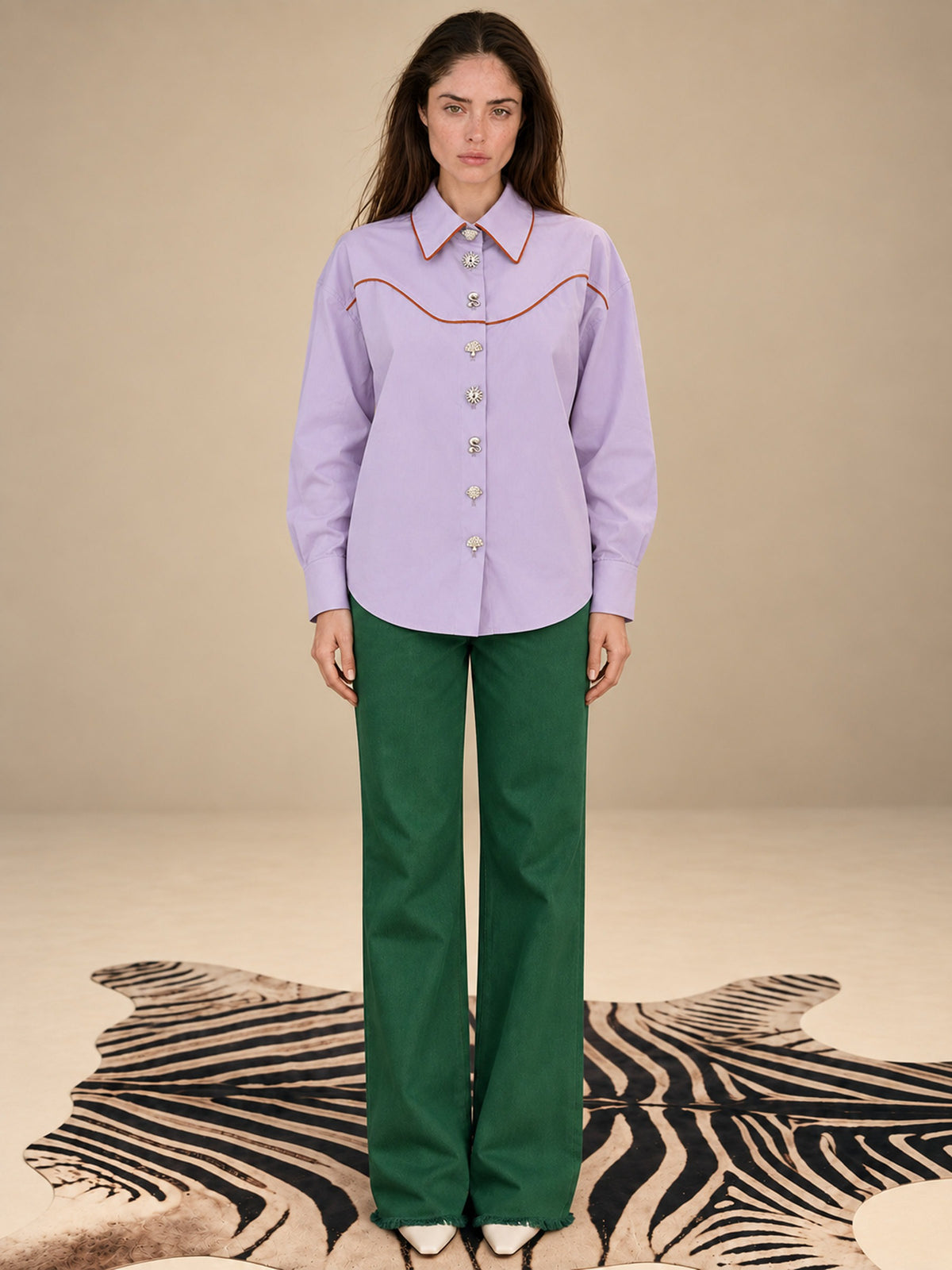 Desert Rose Cotton Shirt