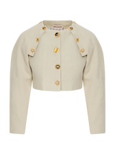 Chaqueta de lino de manga larga Serengeti