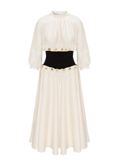 Vestido Ceñido Eterna Ivory
