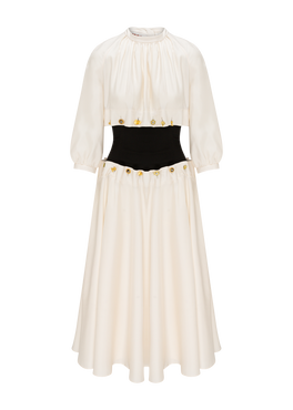 Vestido Ceñido Eterna Ivory