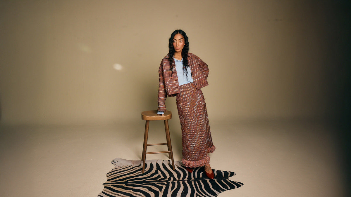 Kaleido Raw Silk Jacket