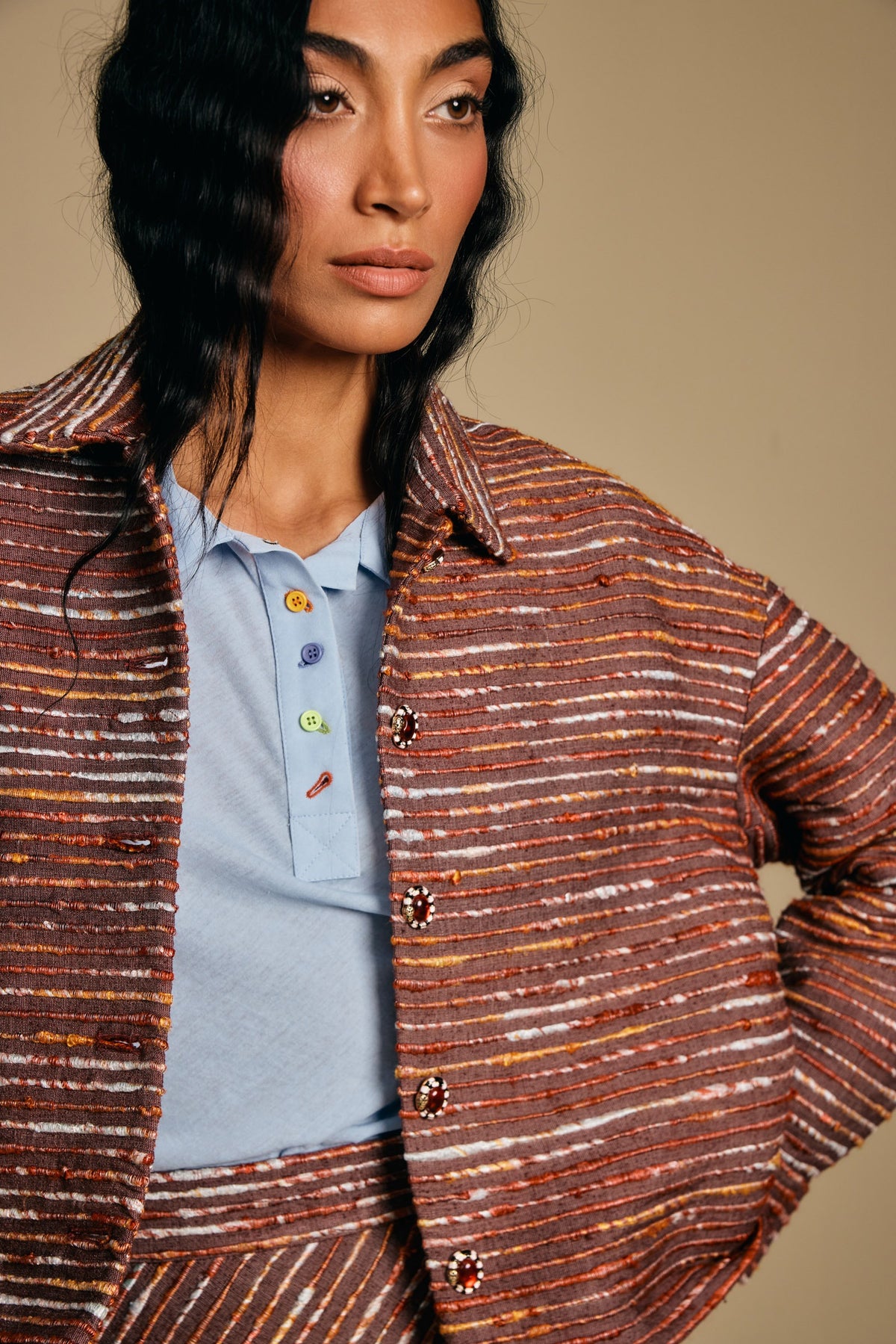 Kaleido Raw Silk Jacket