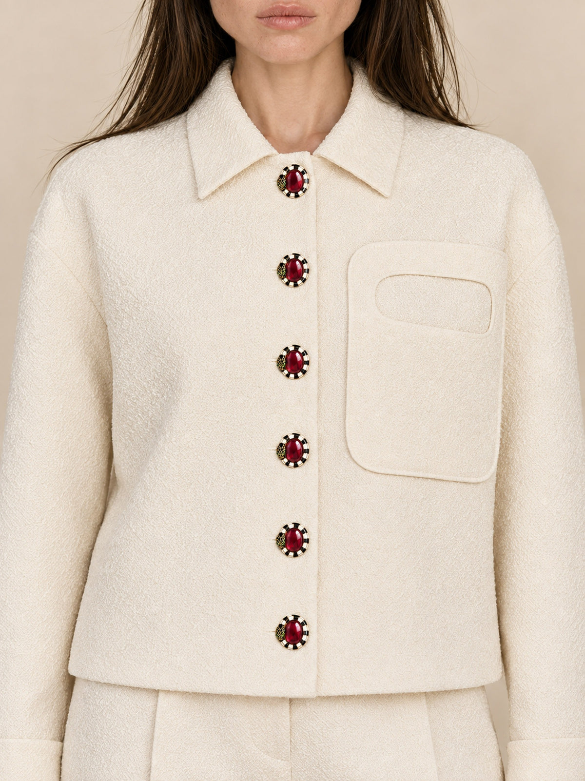 Kito Ivory Bouclé Jacket