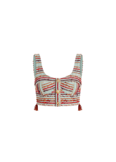 Kora Raw Silk Bralette