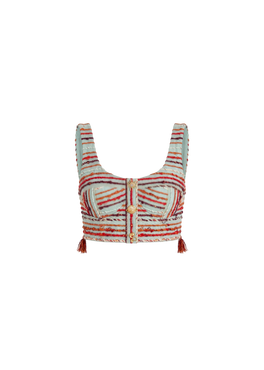 Kora Raw Silk Bralette
