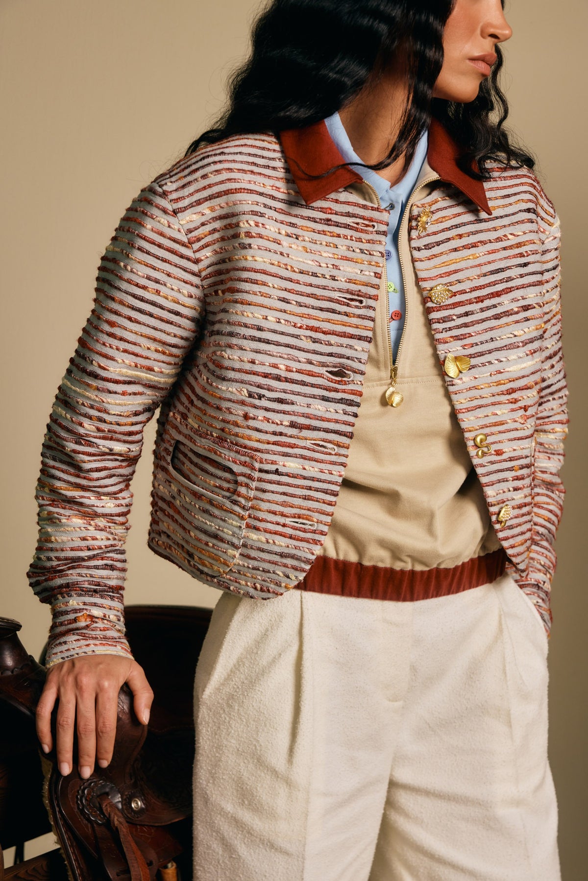 Kora Raw Silk Jacket
