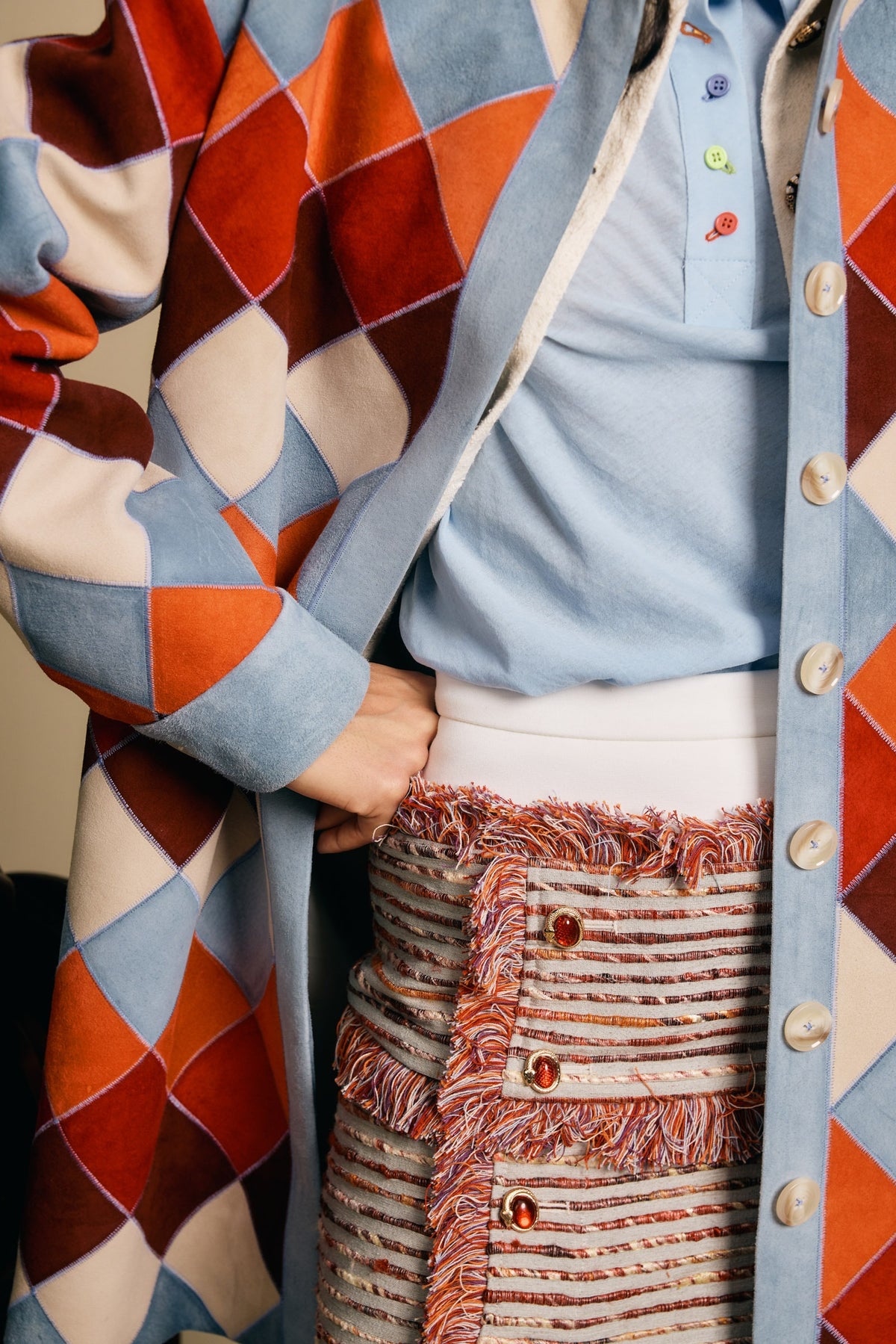 Kora Raw Silk Skirt