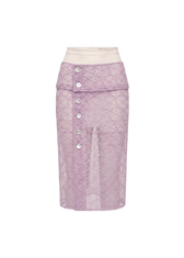 Lilac Haze Lace Skirt