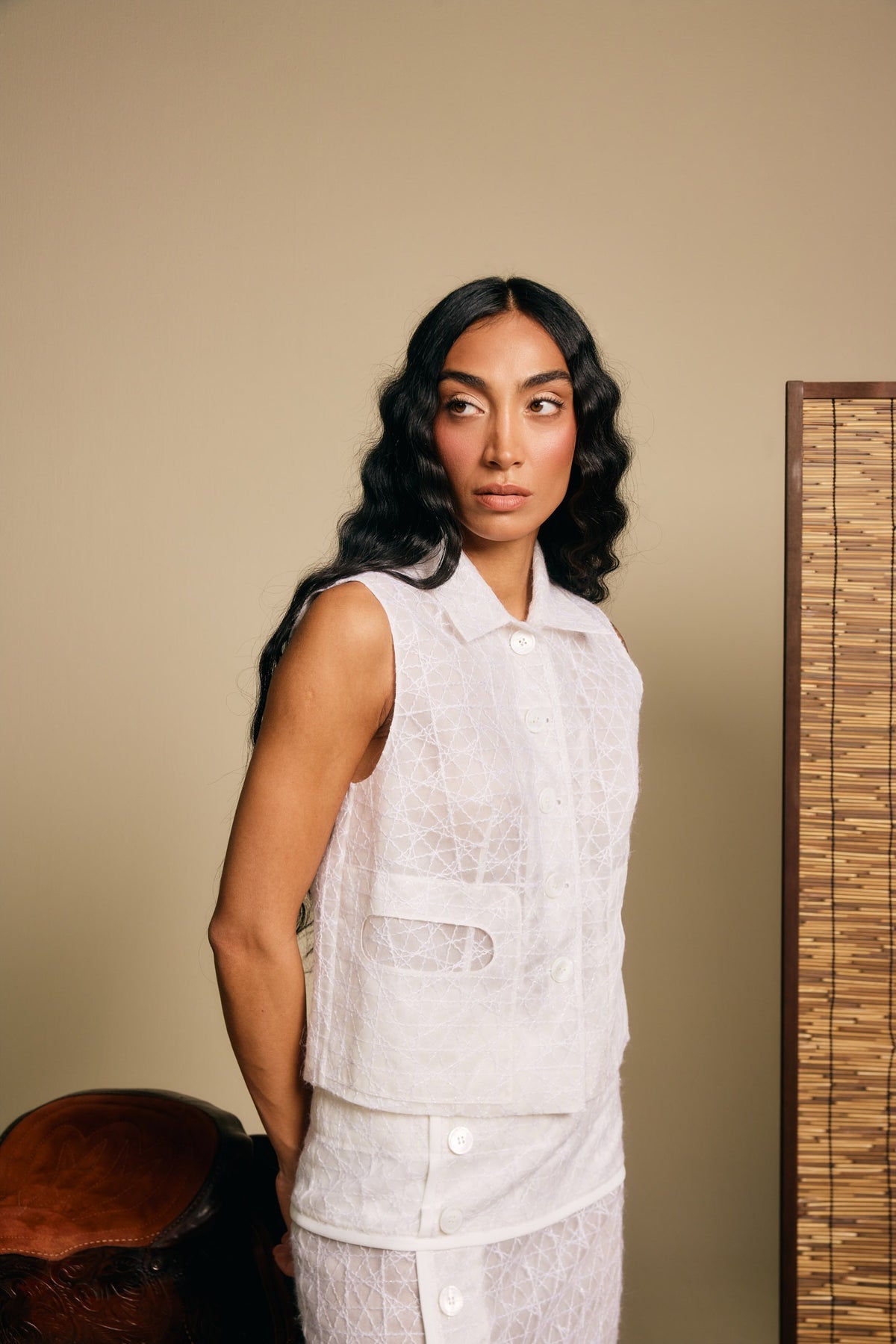 Moonlight Lace Vest
