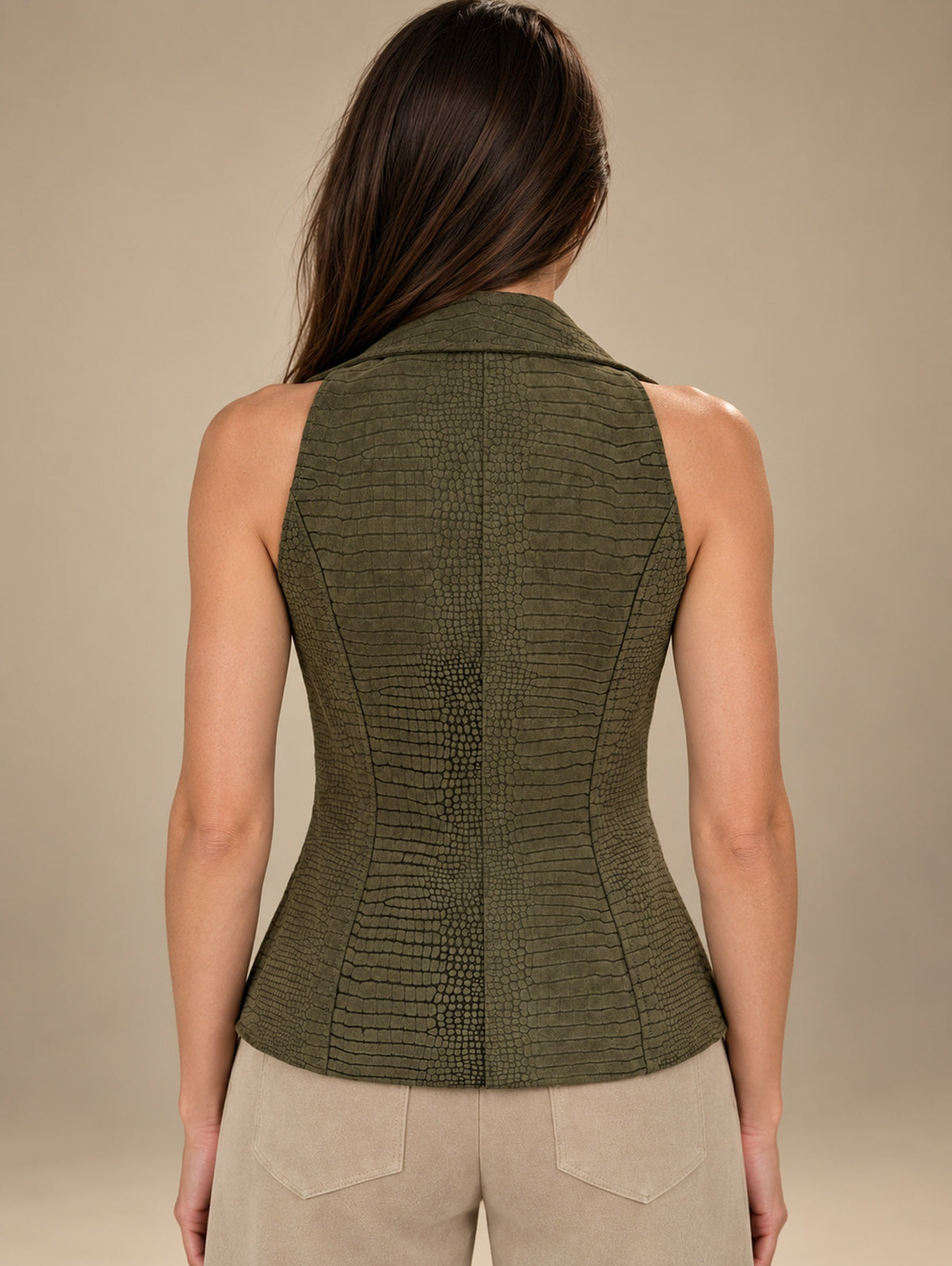 Nile Croc Suede Vest
