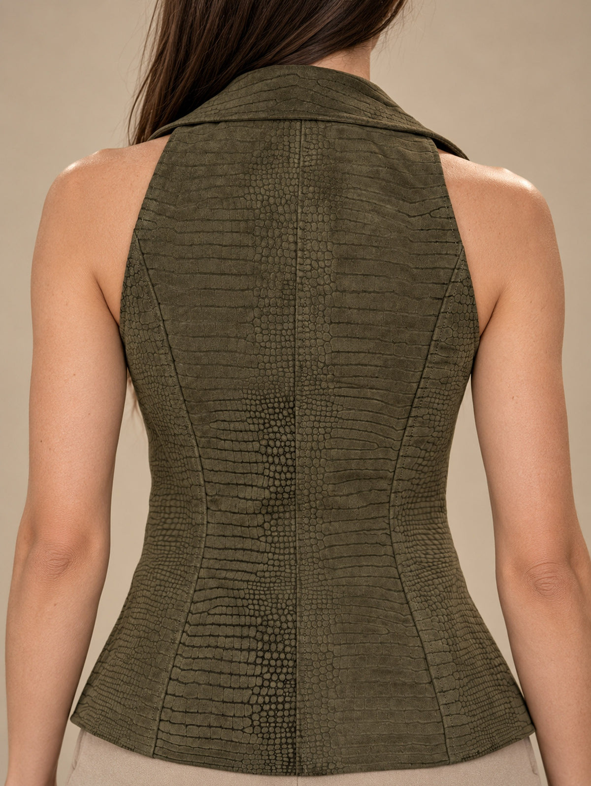 Nile Croc Suede Vest