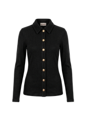 Onyx Bouclé Cardigan