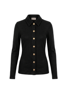 Onyx Bouclé Cardigan