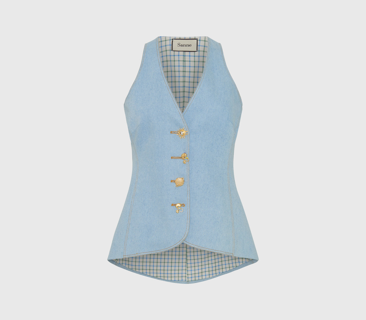 Stellar Sky Backless Vest
