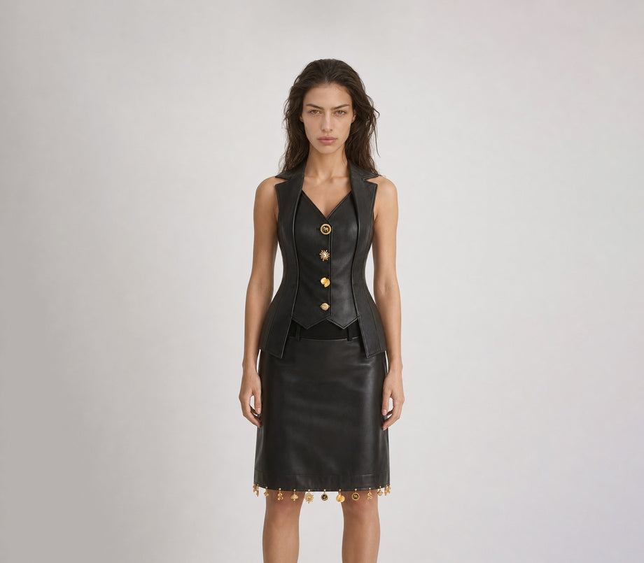 Noir Luxe Skirt