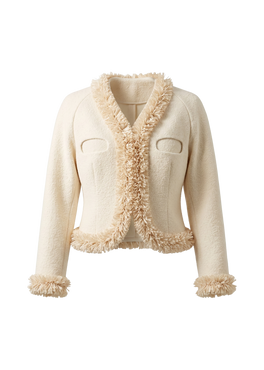 Savanna Ivory Raffia Jacket