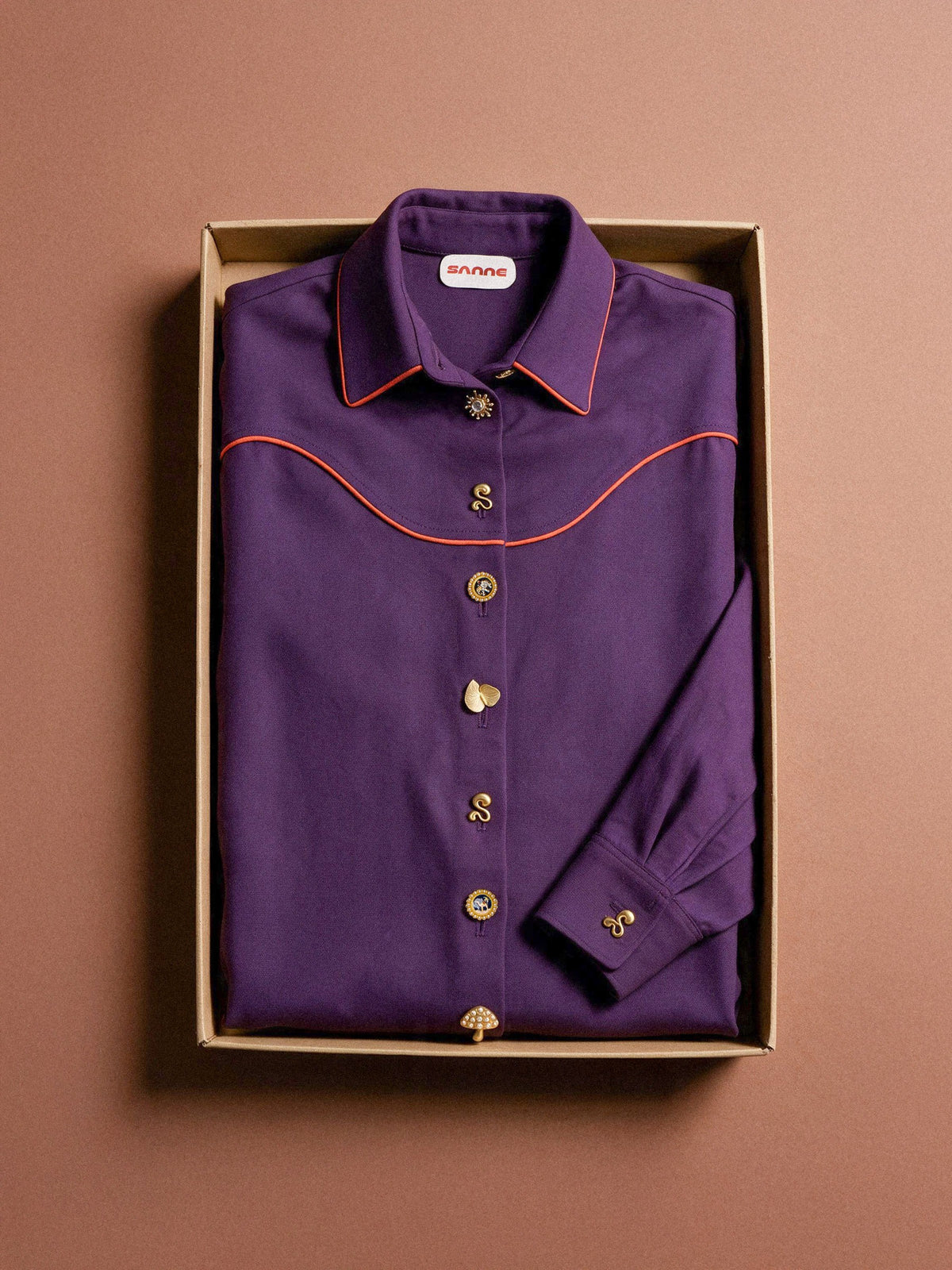 Sundown Plum Rodeo Shirt